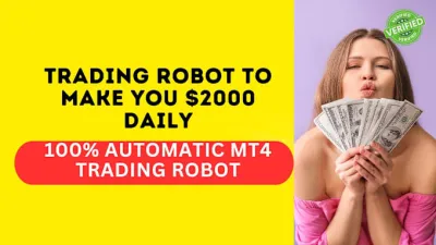 I will code a customize forex trading robot that makes six hundred daily profit