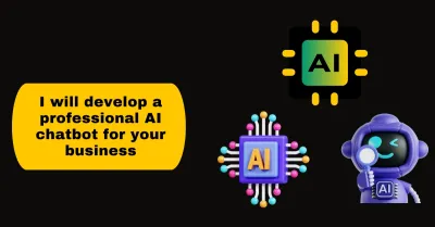I will develop a professional AI chatbot for your business