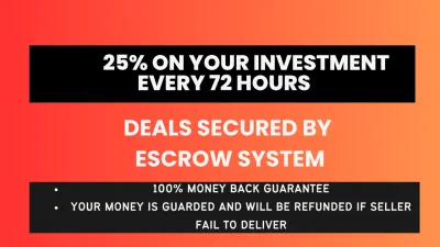 i Will Delivery 25% Profit of your Money Every 72 Hours